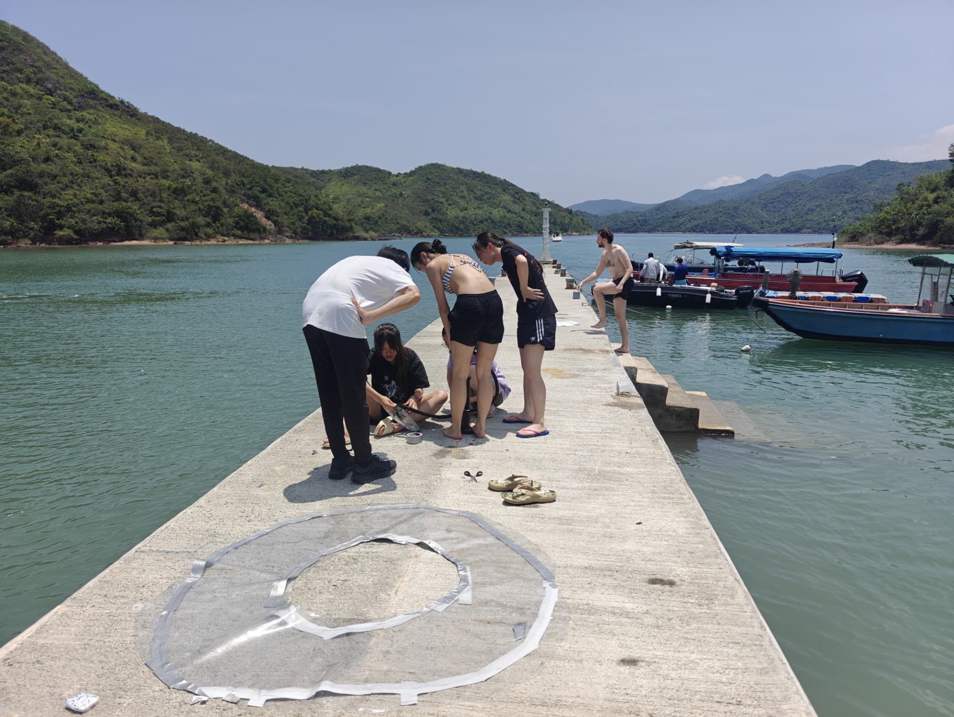 CUHK Architecture field workshop at Sam A Tsuen